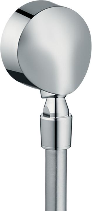 Produktbild hansgrohe HG Schlauchanschluss FIXFIT E DN 15 m Rückflussv. u Kugelgelenk chrom