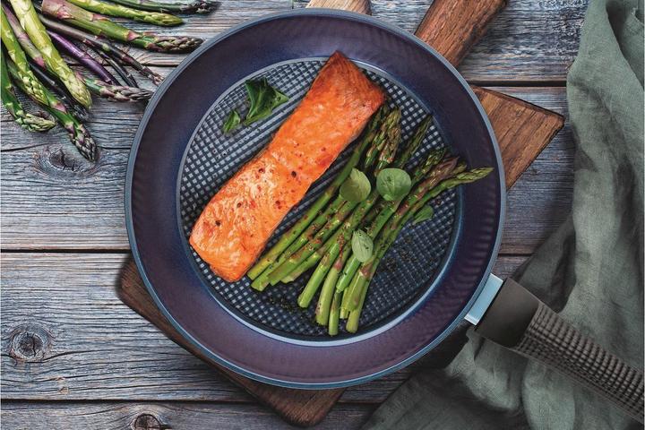 Actual product image Bratmaxx Aluminium Pfanne 24 cm (24 cm, Frying pan, Aluminium, Stainless steel)
