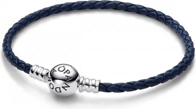 Pandora Moments (17.50 cm, Leder, Sterlingsilber)