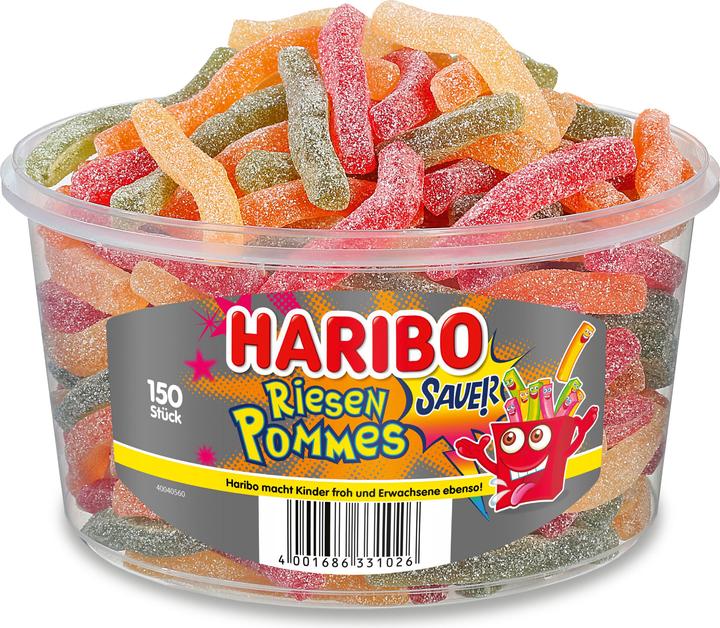 Actual product image Haribo Riesen-Pommes (150 pcs., 1200 g)