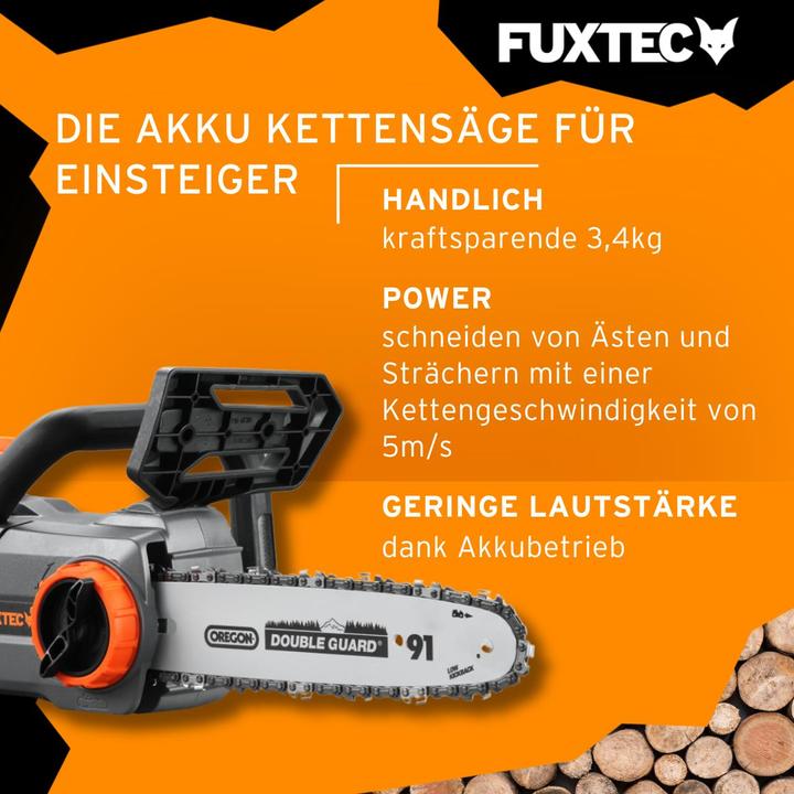 Image du produit Fuxtec FX-E1KS20 (Tronçonneuse à batterie)