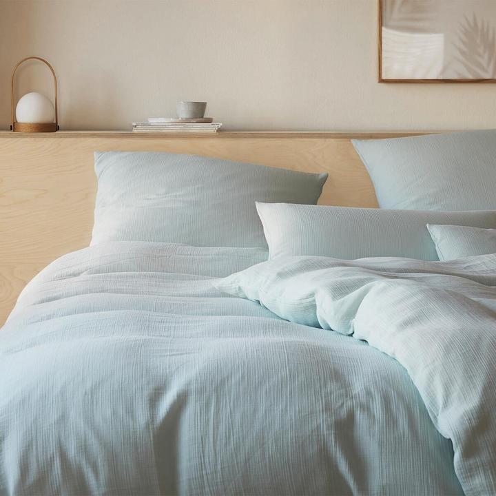 Actual product image Elegante Musselin Bettwäsche Smooth (Bedding set, 135x200 cm + 80x80 cm)