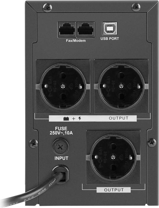 Image du produit Armac UPS Office LCD 1000F (O/1000F/LCD) (1000 VA, 650 W, Line-interactive Onduleur)