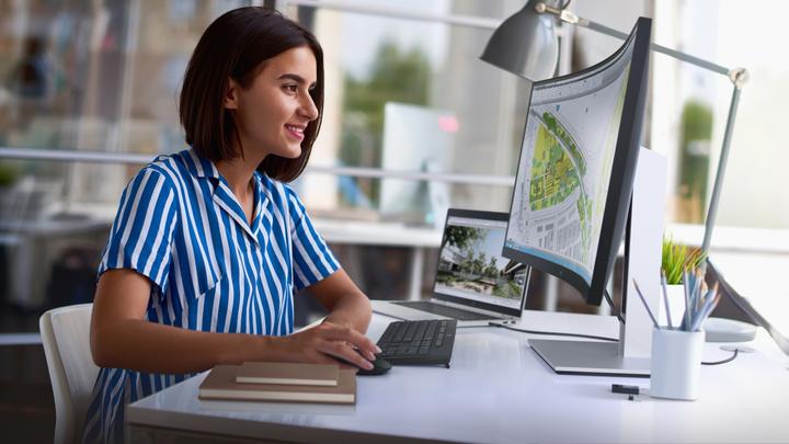 Produktbild HP EliteDisplay E344c (3440 x 1440 Pixel, 34")