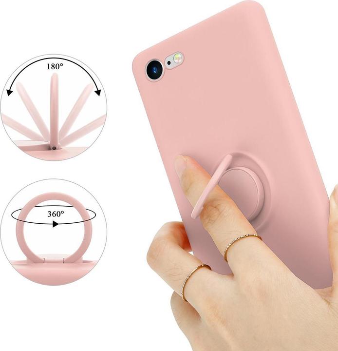 Produktbild Cadorabo TPU Liquid Ring Silicone Case Hülle (Apple iPhone 7, Apple iPhone SE (2nd Gen))