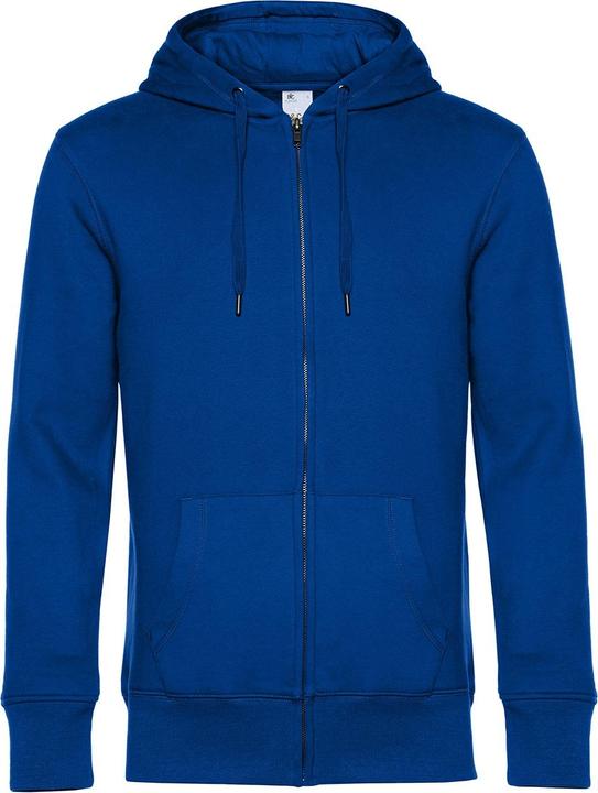 B&C King Hoodie mit durchgehendem Reissverschluss