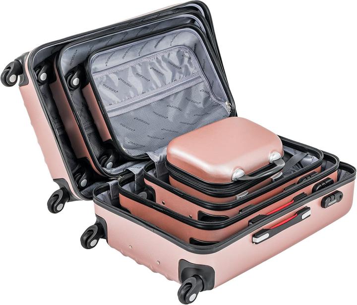 Image du produit Monzana Baseline Set de valises 4pcs (89 l, Bagage à main (jusqu'à 50l), M (50 - 90l))