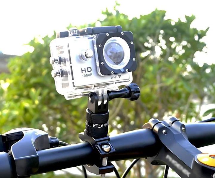 Immagine prodotto Hermex Velo Actioncam-Halterung Fahrradlenker für Insta360 One X GoPro (Eroe)
