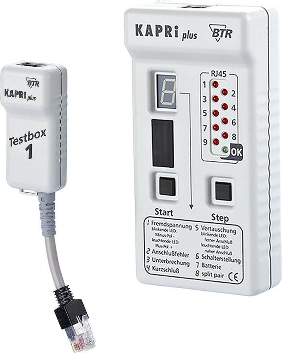 Actual product image Metz Connect BTR KAPRI plus connection and cable tester for networks Cable tester for networks incl. t...