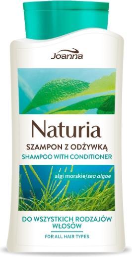 Immagine prodotto Joanna Naturia, shampoo per capelli 2in1, alghe marine, 500 ml (hit) (500 ml, Shampoo liquido)
