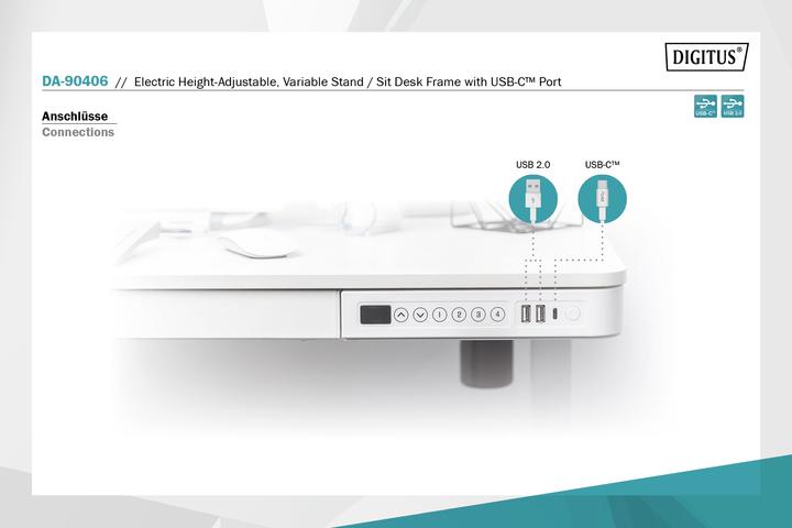 Actual product image Digitus Markus (120 x 60 cm)