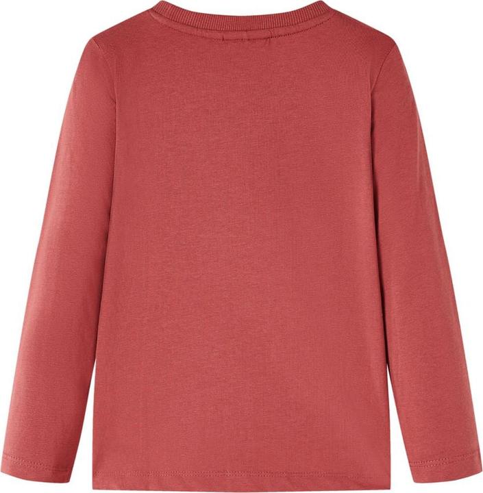 Immagine prodotto VidaXL Camicia da bambino a maniche lunghe rosso scuro 140,Materiale: 100 (140)