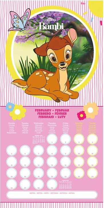 Immagine prodotto Pyramid Calendario Disney 2024 Classici Disney (30 x 30 cm, Inglese)