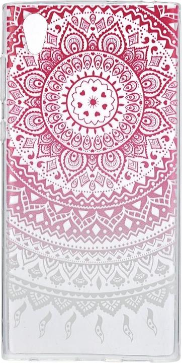 Actual product image König Design Henna Cover for Mobile Sony Xperia XA2 Case Protective Cover Silicone Case Sun Pink (Sony Xperia XA2)