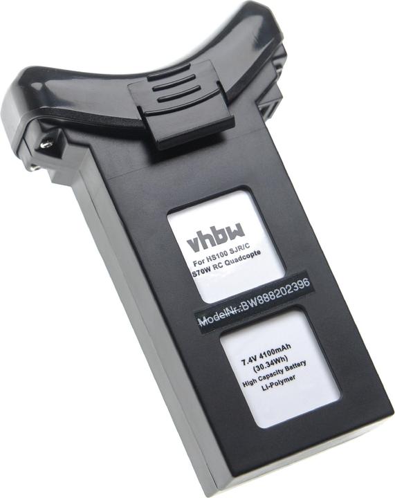 Actual product image AccuCell Battery for Holy Stone HS100 SJR/C S70W RC Quadcopter a.o. 4100mAh (7.40 V, 4100 mAh)
