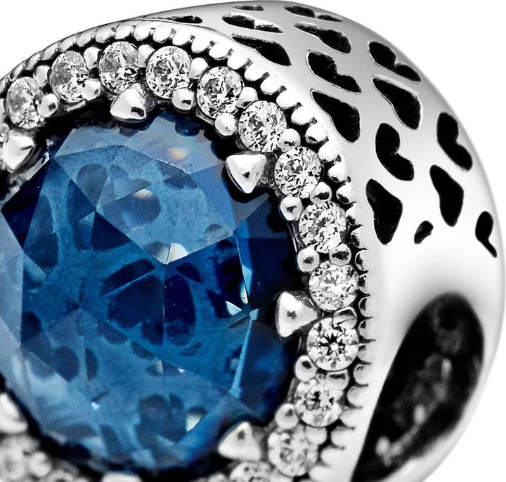 Image du produit Pandora Charms/Beads Rayon bleu minuit des coeurs (Argent)