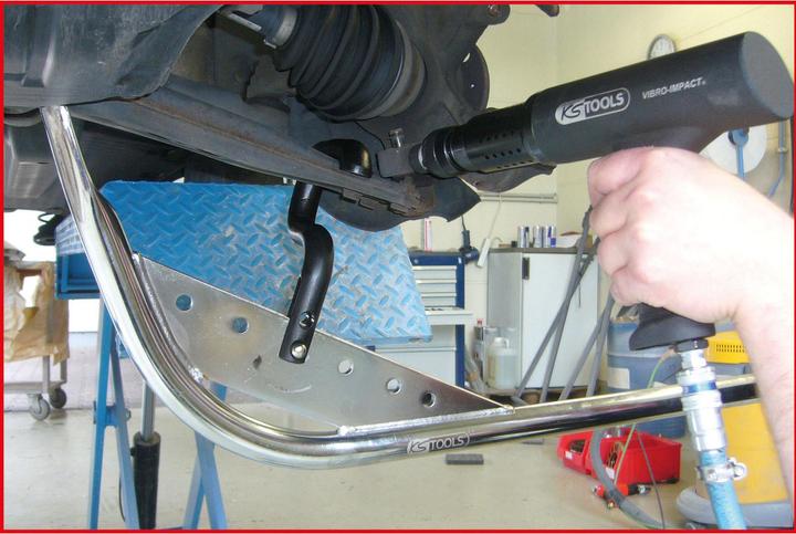 Actual product image KS Tools Vibro-Power pneumatic chisel hammer set. 6 pcs. 51 (USB power delivery)