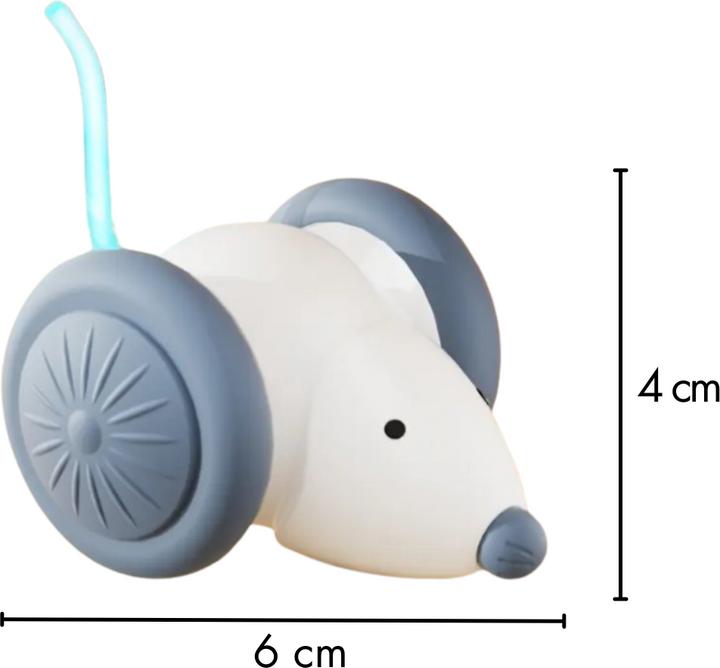 Immagine prodotto Suba Interaktives Katzenspielzeug, LED-Leuchtmaus, Elektrische, USB Aufladbar