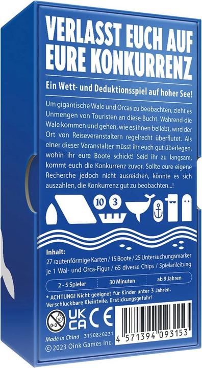 Produktbild Oink Games Guck Wal (d,f) (Deutsch, Französisch, Englisch, Spanisch)