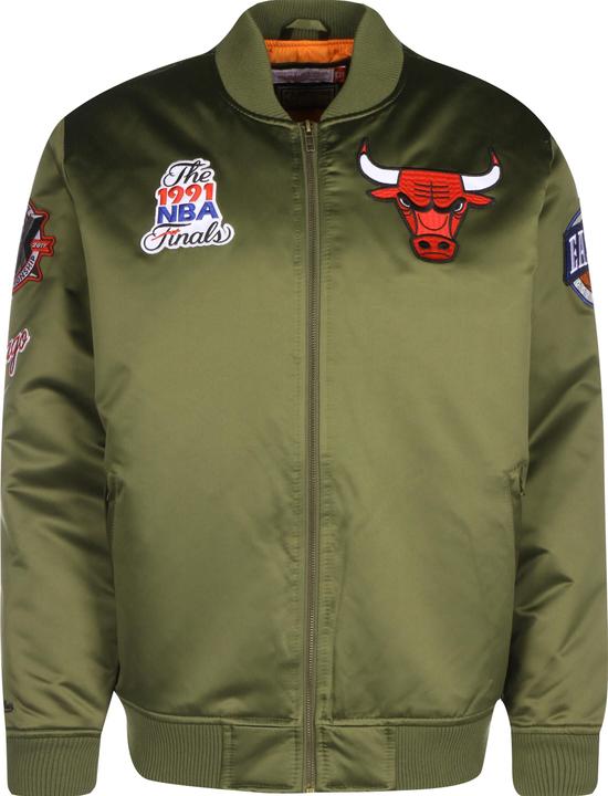 Actual product image Mitchell & Ness NBA Flight Satin - Chicago Bulls Bomberja - 125971 (XL)
