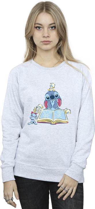 Immagine prodotto Disney Lilo & Stitch Reading A Book Felpa Donna (M)