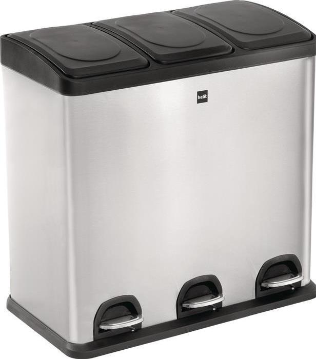Produktbild Helit the seperator Mülltrenner 3x 20 l silber (300 l)
