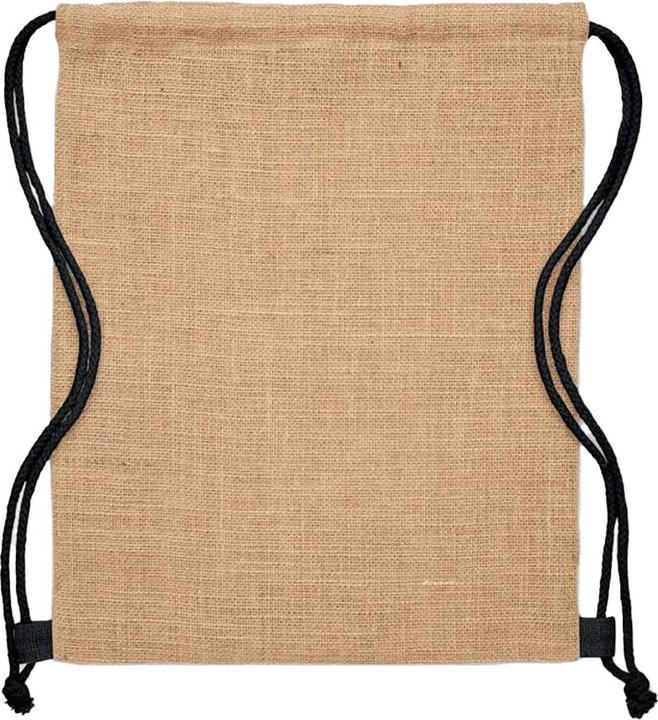 Actual product image MidOcean Fukuro Jute Drawstring Bag
