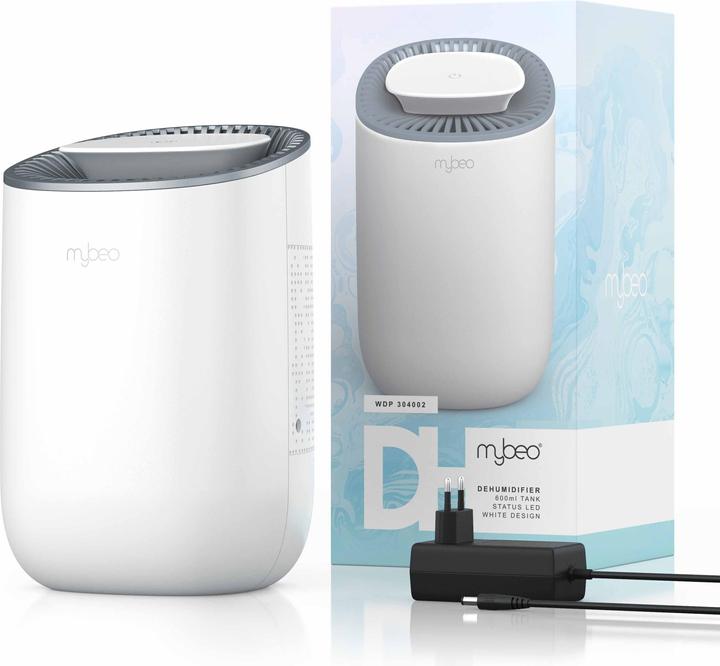 Image du produit Mybeo Luftentfeuchter, elektrischer Entfeuchter, Dehumidifier, Peltier Raumentfeuchter, 600 ml Tank (15 m²)