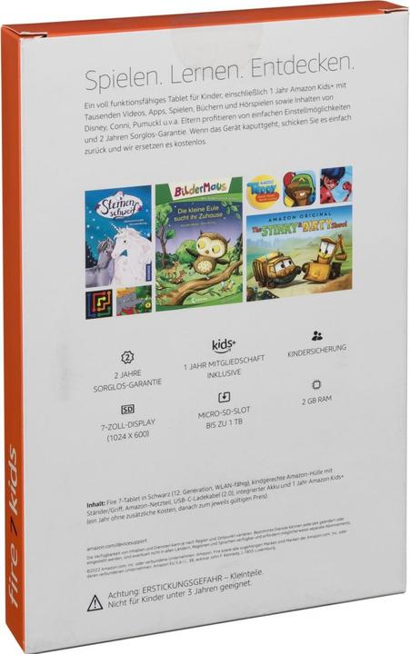 Actual product image Amazon Fire 7 Kids (2022) incl. cover (7", 16 GB, Blue)