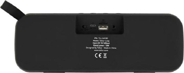 Produktbild Tellur Bluetooth Speaker Loop 10W black (5 h, Akkubetrieb)