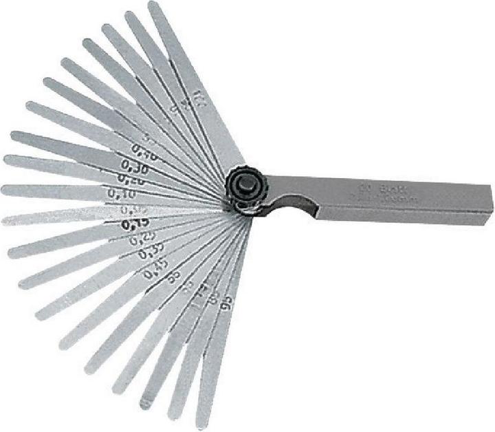 Neriox Feeler gauge INOX 20 blades 0.05...1.00 (10 cm)