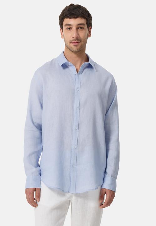 Image du produit Cash-Mere Chemise en lin à manches longues (L)