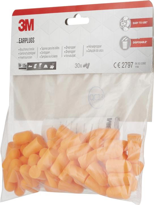 Actual product image 3M Hearing protection plugs 1100C30 (60 x)