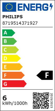 Energie-Label Philips LED Reflektor (E14, 6 W, 640 lm, 1 x, F)