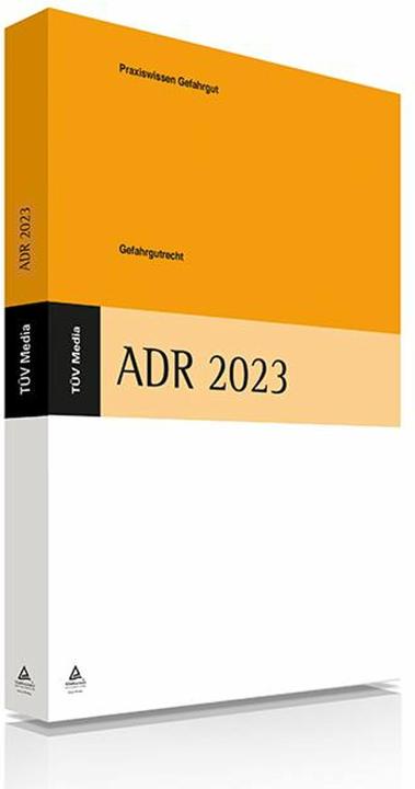 Actual product image Adr 2025 (German, TÜV Media GmbH, 2024)