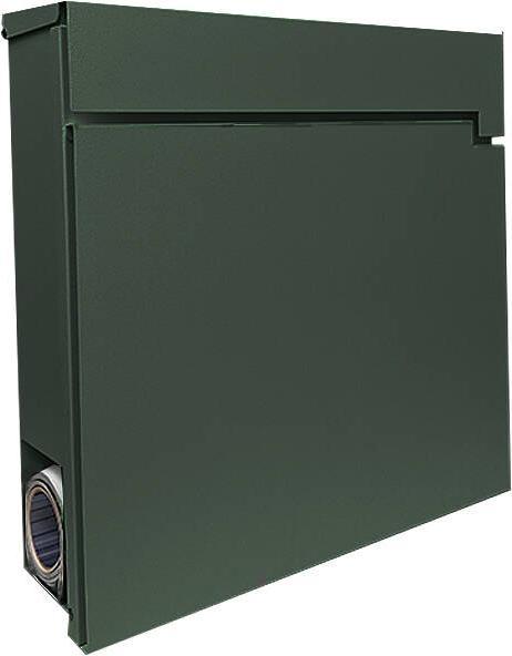Produktbild SafePost 810 Design-Briefkasten grün RAL6009 matt
