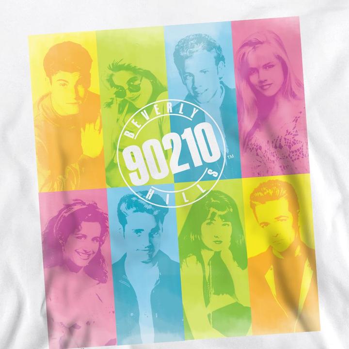 Actual product image 90210 Unisex Adult Color Block of Friends Sweatshirt (L)