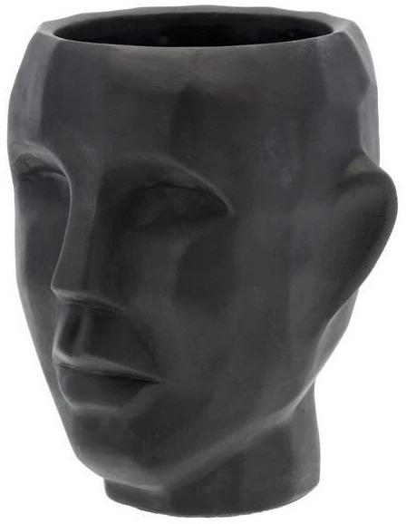 Produktbild Villa Collection Blumentopf Kopf 19 x 19 cm, Schwarz (19 cm)