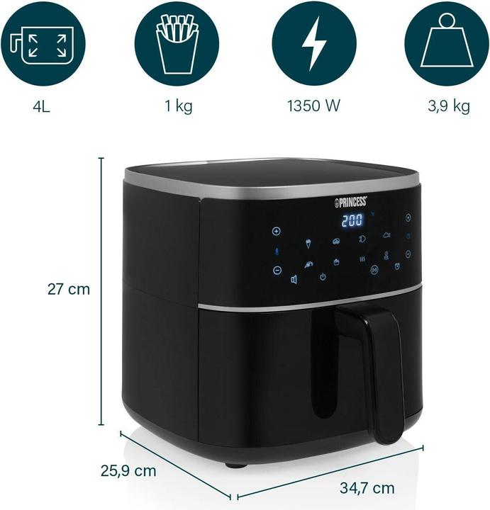 Actual product image Princess Digitaler Airfryer 182238