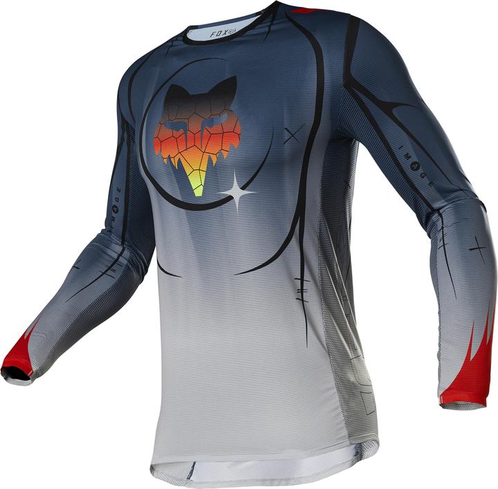 Actual product image Fox Jersey 22 Flexair Skarz Le Grey S (S)