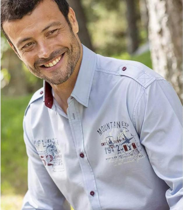 Actual product image Atlas For Men Mens Pilot Shirt (5XL)