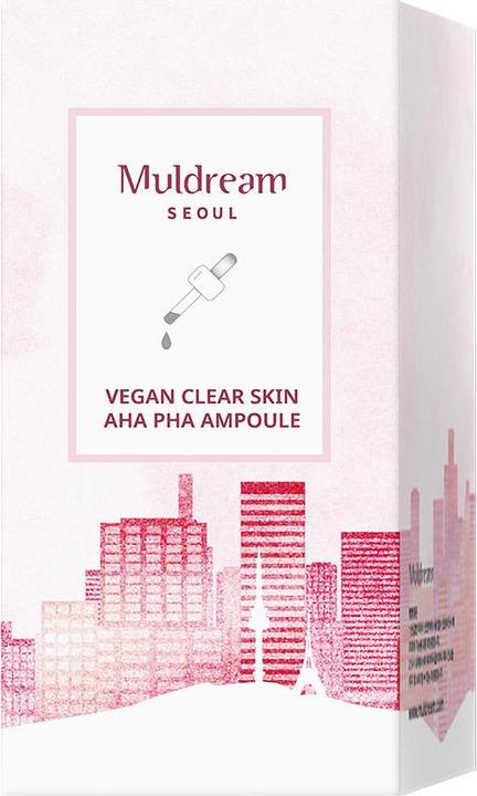 Image du produit Muldream Ampoule Vegan Clear Skin AHA PHA (55 ml)