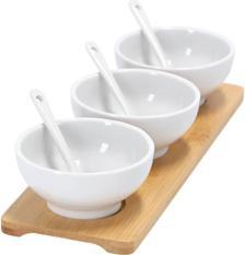 Immagine prodotto Merkloos Set da aperitivo da 7 pezzi con tagliere in legno