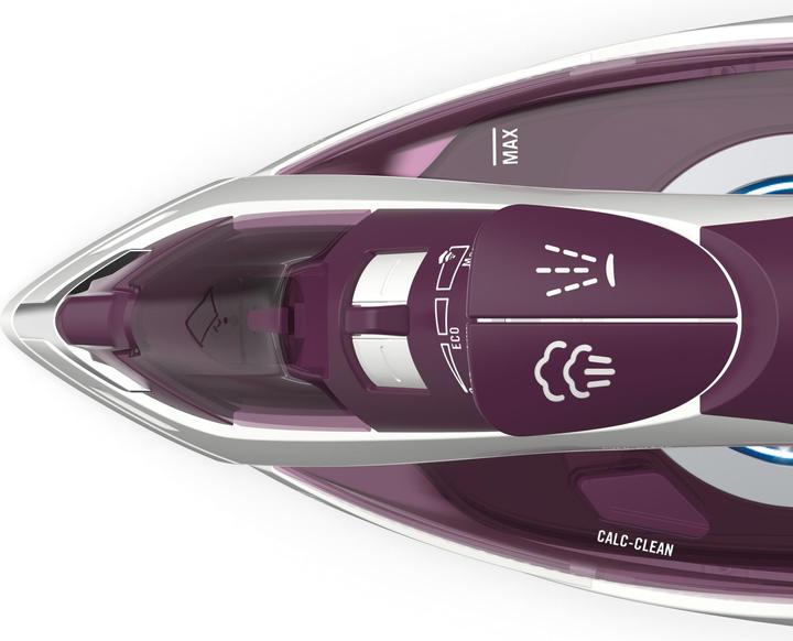 Actual product image Imetec ZeroCalc Z3 3900 Steam and Dry Iron Ceramic Purple, White 2400 W (2400 W)