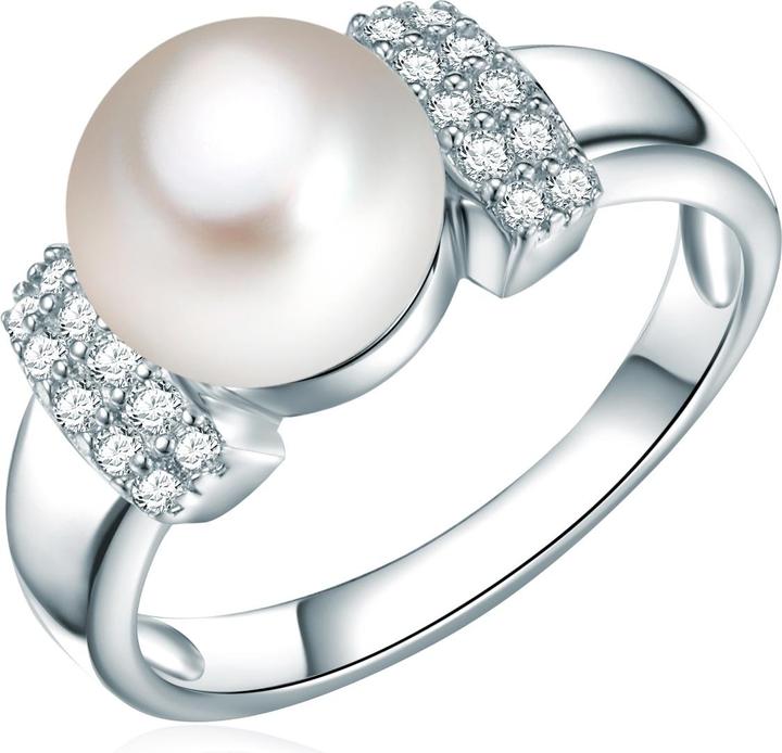 Image du produit Valero Pearls Femme argent sterling zirconium perle d'eau douce de culture argent - 3858 (60, Argent 925)