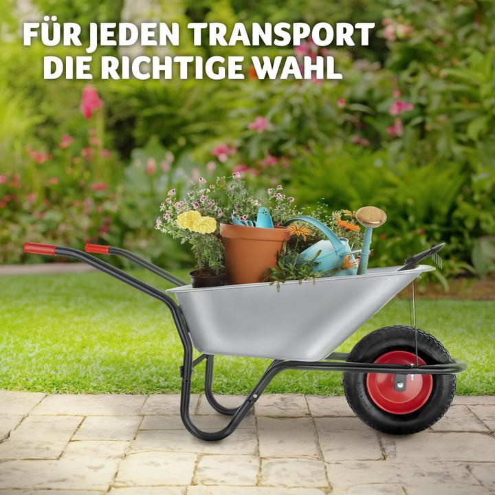 Actual product image tectake Oskar Wheelbarrow