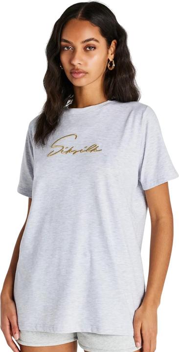 Immagine prodotto Siksilk Maglietta Ampia Firma Donna (34 D)