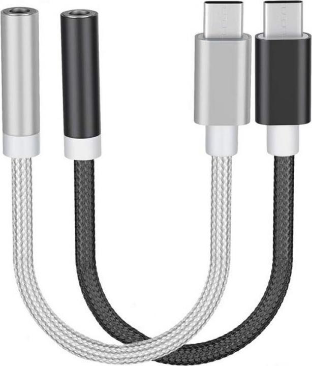 Produktbild PowerGuard USB-C auf 3.5 mm Kopfhörer Adapter Kabel (USB Typ C, 3.5mm Buchse)