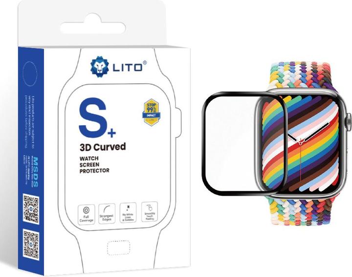 Produktbild Lito Apple Watch Full Panzerglas Apple Watch 4/5/6 44mm