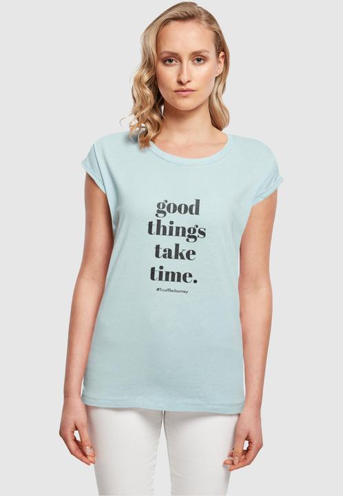 Actual product image Merchcode Ladies Good Things Take Time T-Shirt - 117487 (XL)